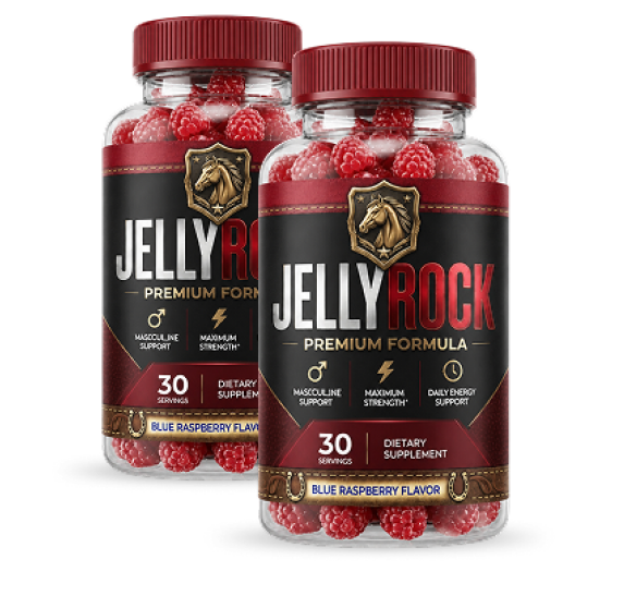 Jelly Rock Men's Performance Supplement Bottle